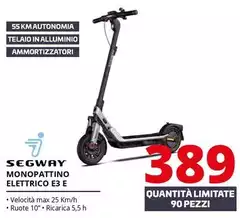Segway - Monopattino Elettrico E3 E