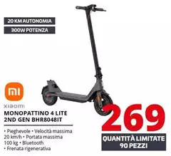 Xiaomi - Monopattino 4 Lite 2nd Gen BHR8048IT