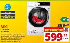 Aeg - Lavatrice LR7FD104V Aeg - Lavatrice LR7FD104V