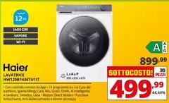 Haier - Lavatrice HW120B14367U1IT Haier - Lavatrice HW120B14367U1IT