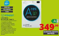 Indesit - Lavatrice IM 1072 MY TIME IT Indesit - Lavatrice IM 1072 MY TIME IT
