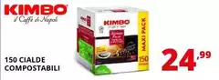 Kimbo - 150 Cialde Compostabili
