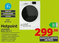 Hotpoint - Lavatrice RSSG 725 D IT Hotpoint - Lavatrice RSSG 725 D IT