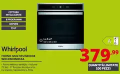 Whirlpool - Forno Multifunzione WOI4IS8HM0SXA Whirlpool - Forno Multifunzione WOI4IS8HM0SXA