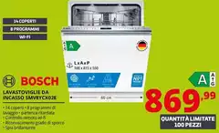 Bosch - Lavastoviglie Da Incasso SMV8YCX02E Bosch - Lavastoviglie Da Incasso SMV8YCX02E