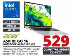 Acer - Aspire Go 16 Notebook AG16-71P-59QE