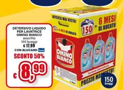 Omino Bianco - Detersivo Liquido Per Lavatrice Omino Bianco - Detersivo Liquido Per Lavatrice