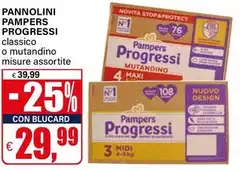 Pampers - Pannolini Progressi Pampers - Pannolini Progressi