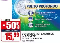Dixan - Detersivo Per Lavatrice In Polvere Classico Dixan - Detersivo Per Lavatrice In Polvere Classico