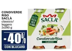 Saclà - Condiverde Riso Saclà - Condiverde Riso
