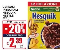 Nestlè - Cereali Integrali Nesquik Nestlè - Cereali Integrali Nesquik