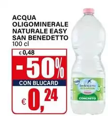 San Benedetto - Acqua Oligominerale Naturale Easy San Benedetto - Acqua Oligominerale Naturale Easy