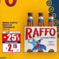 Raffo - Birra Ricetta Originale Raffo - Birra Ricetta Originale