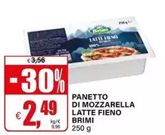 Brimi - Panetto Di Mozzarella Latte Fieno
