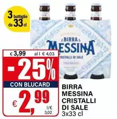 Messina - Birra Cristalli Di Sale Messina - Birra Cristalli Di Sale