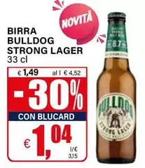Bulldog - Birra Strong Lager Bulldog - Birra Strong Lager