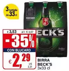 Becks - Birra Becks - Birra