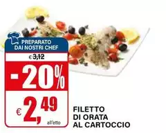Filetto Di Orata Al Cartoccio Filetto Di Orata Al Cartoccio