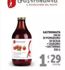 Gastronauta - Salsa Di Pomodoro Ciliegino/Datterino Gastronauta - Salsa Di Pomodoro Ciliegino/Datterino