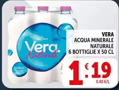 Vera - Acqua Minerale Naturale 6 Bottiglie