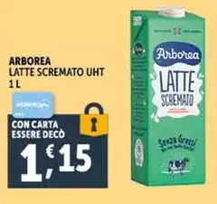 Arborea - Latte Scremato UHT