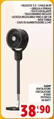 Gadip - Ventilatore Circolatore D'Aria