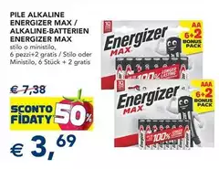 Energizer - Pile Alkaline Max Energizer - Pile Alkaline Max