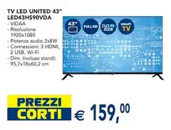 United - Tv Led 43" LED43HS90VDA United - Tv Led 43" LED43HS90VDA