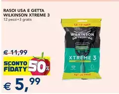 Wilkinson Sword - Rasoi Usa E Getta Xtreme 3 Wilkinson Sword - Rasoi Usa E Getta Xtreme 3