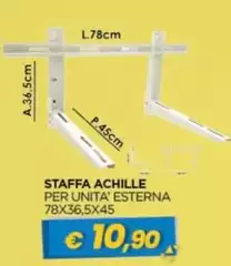 Staffa Achille Per Unita Esterna Staffa Achille Per Unita Esterna