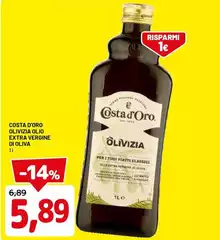Costa d'Oro - Olivizia Ollo E. Tra Vergine Di Oliva Costa d'Oro - Olivizia Ollo E. Tra Vergine Di Oliva