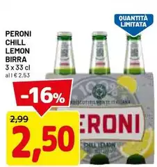 Peroni - Chill Lemon Birra Peroni - Chill Lemon Birra
