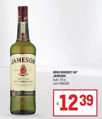 Jameson - Irish Whiskey 40° Jameson - Irish Whiskey 40°