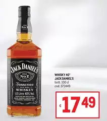Jack Daniels - Whisky 40° Jack Daniel's Jack Daniels - Whisky 40° Jack Daniel's