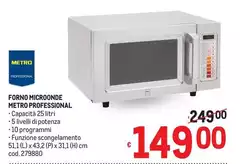 Metro Professional Forno Microonde Metro Professional Forno Microonde