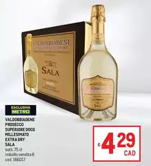Valdobbiadene -  Prosecco Superiore DOCG Miseusimato Extra Dry