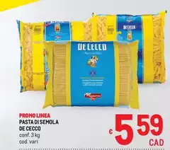 De Cecco - Pasta Di Semola De Cecco - Pasta Di Semola