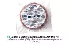 Selezione più - Tartare Di Salmone Norvegese Surgelata Selezione più - Tartare Di Salmone Norvegese Surgelata