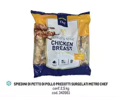 Metro chef - Spiedini Di Petto Di Pollo Precotti Surgelati Metro chef - Spiedini Di Petto Di Pollo Precotti Surgelati