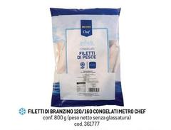 Metro chef - Filetti Di Branzino 120/160 Congelati
