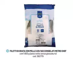 Metro chef - Filetti Di Orata Con Pelle 120/160 Congelati Metro chef - Filetti Di Orata Con Pelle 120/160 Congelati