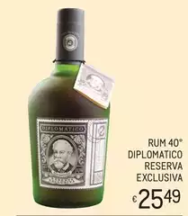 Diplomatico - Rum 40° Reserva Exclusiva Diplomatico - Rum 40° Reserva Exclusiva