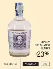 Diplomatico - Rum 47° Planas Diplomatico - Rum 47° Planas
