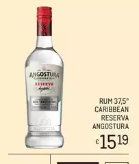 Angostura - Rum 37,5° Caribbean Reserva Angostura - Rum 37,5° Caribbean Reserva