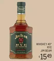 Jim beam - Whiskey 40° Rye Jim beam - Whiskey 40° Rye