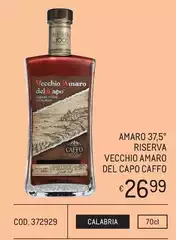 Riserva - Amaro 37,5° Vecchio Amaro Del Capo Caffo Riserva - Amaro 37,5° Vecchio Amaro Del Capo Caffo