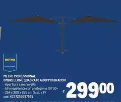Ombrellone Quadrato A Doppio Braccio Ombrellone Quadrato A Doppio Braccio