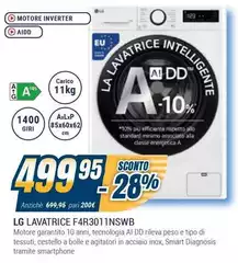 LG - Lavatrice F4R3011NSWB