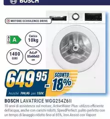 Bosch - Lavatrice WGG254Z6II Bosch - Lavatrice WGG254Z6II