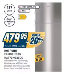 Hotpoint - Frigorifero HAT701932SDC